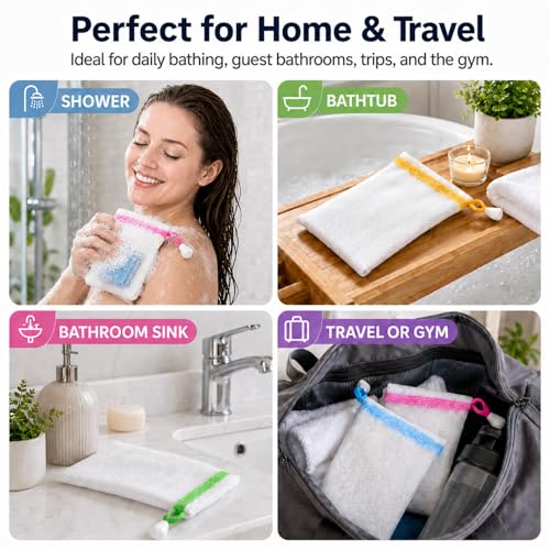 Lagincig Mesh Soap Bag Pack of 20 - Travel & Shower Foam Pouches with Drawstring
