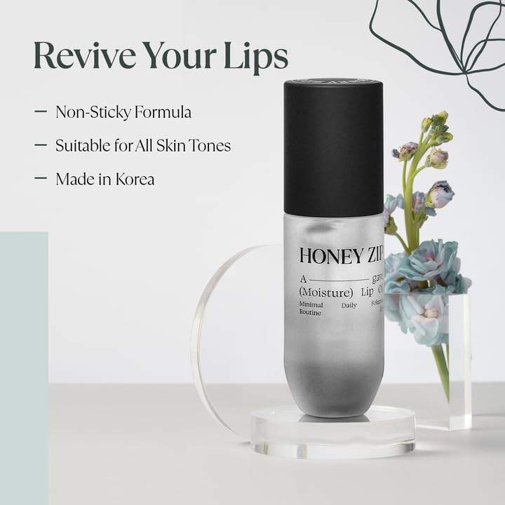 Honey Zip Lip Oil - Korean Moisturizing Plumper for Dry Lips, 3.71 mL