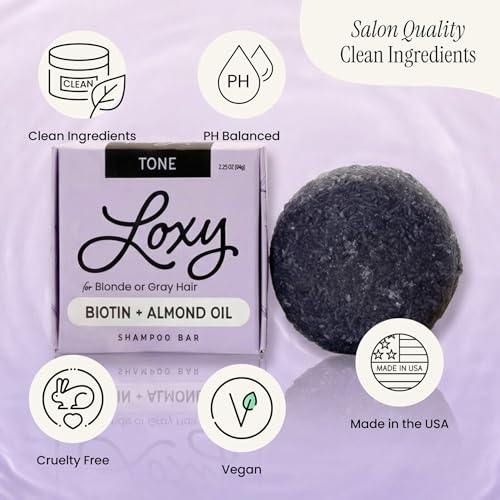 NATURÉL Purple Toning Shampoo Bar for Blonde & Grey Hair - 2.25 oz