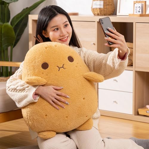 9.8 Inch Soft Potato Plush Toy - Cute Stuffed Animal Pillow