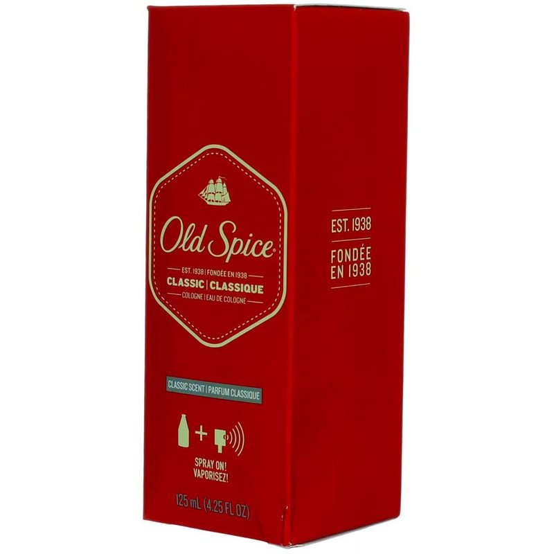 Old Spice Classic Cologne Spray - 4.25 Ounce (Value Pack of 3)