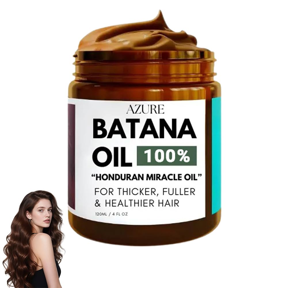 Azure Batana Oil for Hair Growth - 100% Pure Hydrating Oil for Thicker, Stronger Hair | 2 oz