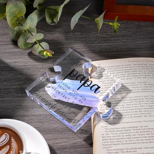 Heartwarming Papa Gift Plaque - Perfect for Father's Day