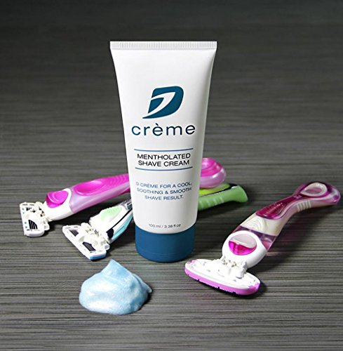 DORCO D Crème Mentholated Shaving Cream for Sensitive Skin - 2 Pack