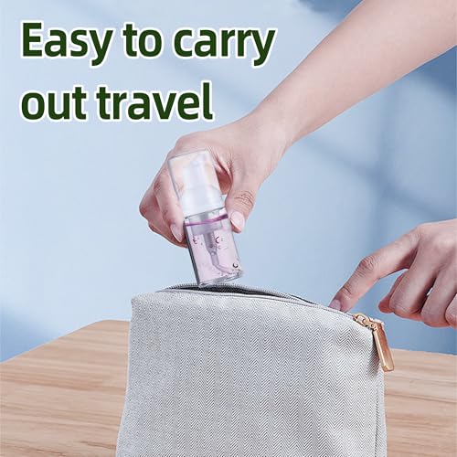 30 ml Travel Foaming Pump Bottles, 24pcs Clear Refillable Foam Dispenser for Soap & Face Wash