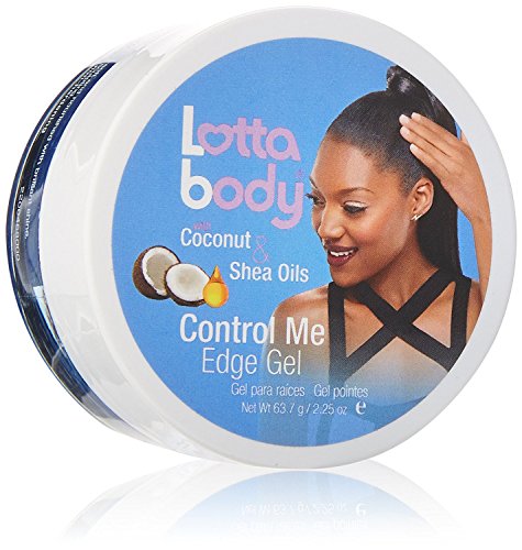 Lottabody Control Me Edge Gel with Coconut Shea Oils, 2.25 oz (Pack of 2)