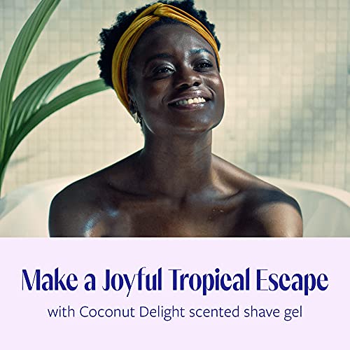 Skintimate Coconut Delight Shave Gel for Women, 6 Pack | Skintimate Shaving Cream for Women, Womens Shaving Cream, Shave Cream, Shaving Foam, Womens Shave Gel, Pack of 6, 7oz each