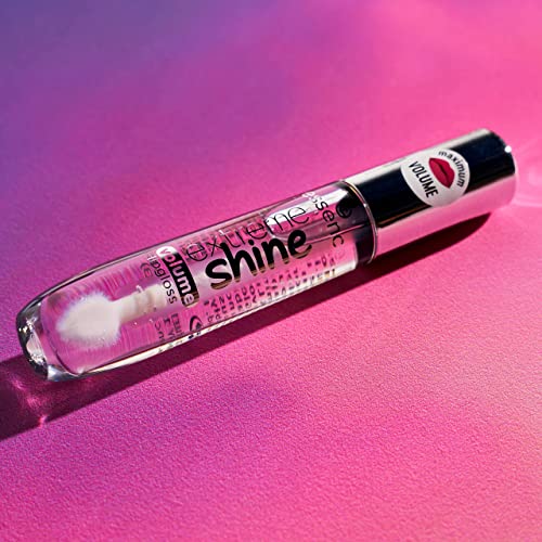 Essence Extreme Shine Volume Lip Gloss - 3 Pack, Crystal Clear, Vegan & Cruelty-Free