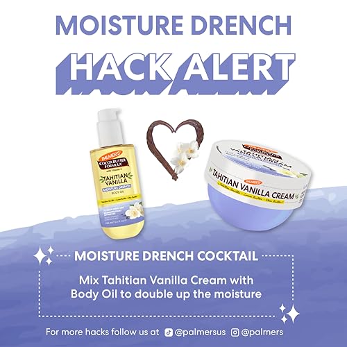 Palmer's Cocoa Butter Body Cream, Tahitian Vanilla, 8.8 Oz