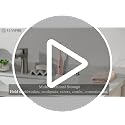 Diatomite Toothbrush Holder - 2 Slot Marble White Design for Bathroom