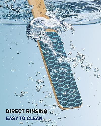 BEZOX Bamboo Foot File Callus Remover - Double-Sided for Smooth Feet