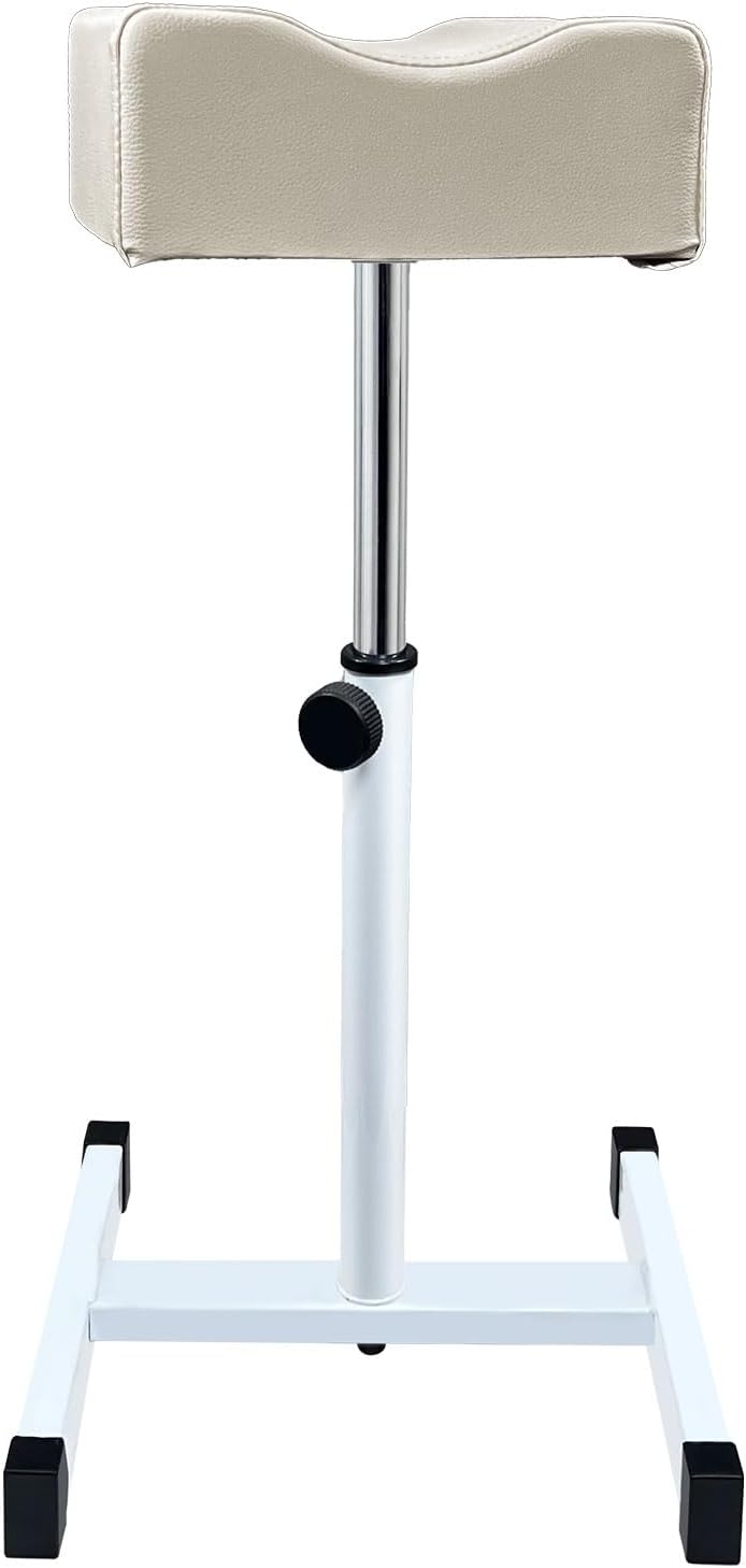 Adjustable Pedicure Foot Rest - Non-Slip Stool for Home & Office | Pink Color