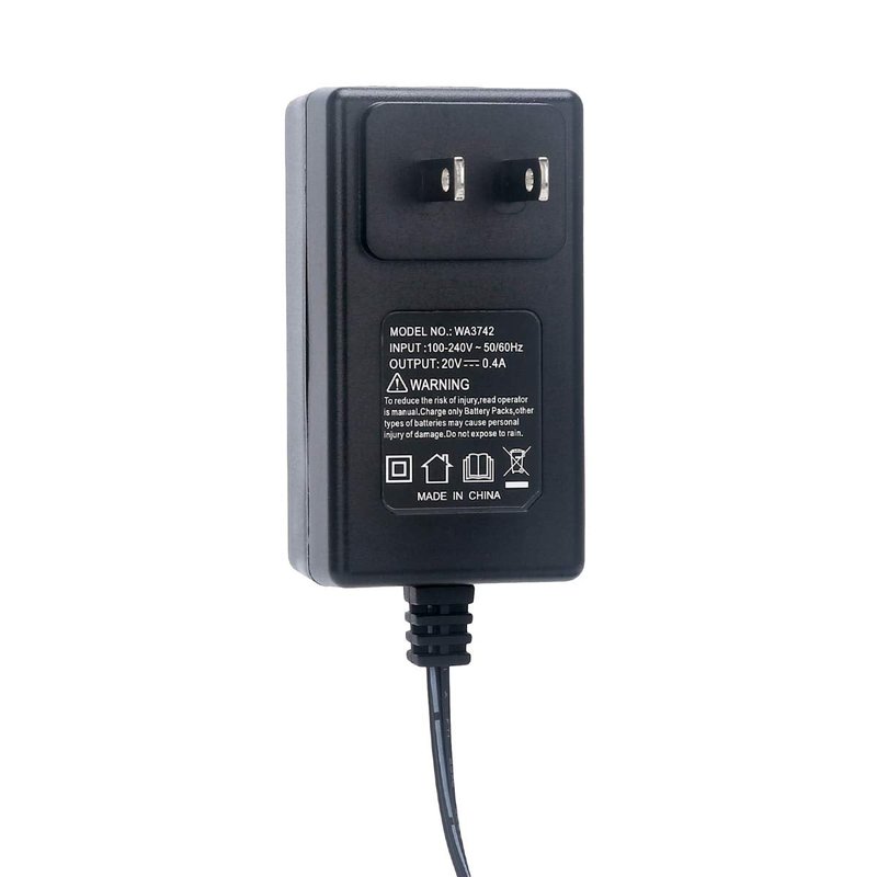 Lasica Replacement for Worx Battery Charger 20V WA3742 Compatible with Worx 20V Lithium Battery WA3520 WA3525 WA3578 WA3575 WA3522 WA3732 WA3770 WA3875 WA3881 Battery Charger