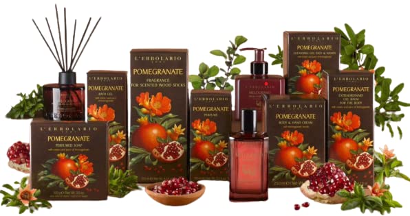 L'Erbolario Pomegranate Face and Hands Cleansing Gel, 8.4 oz