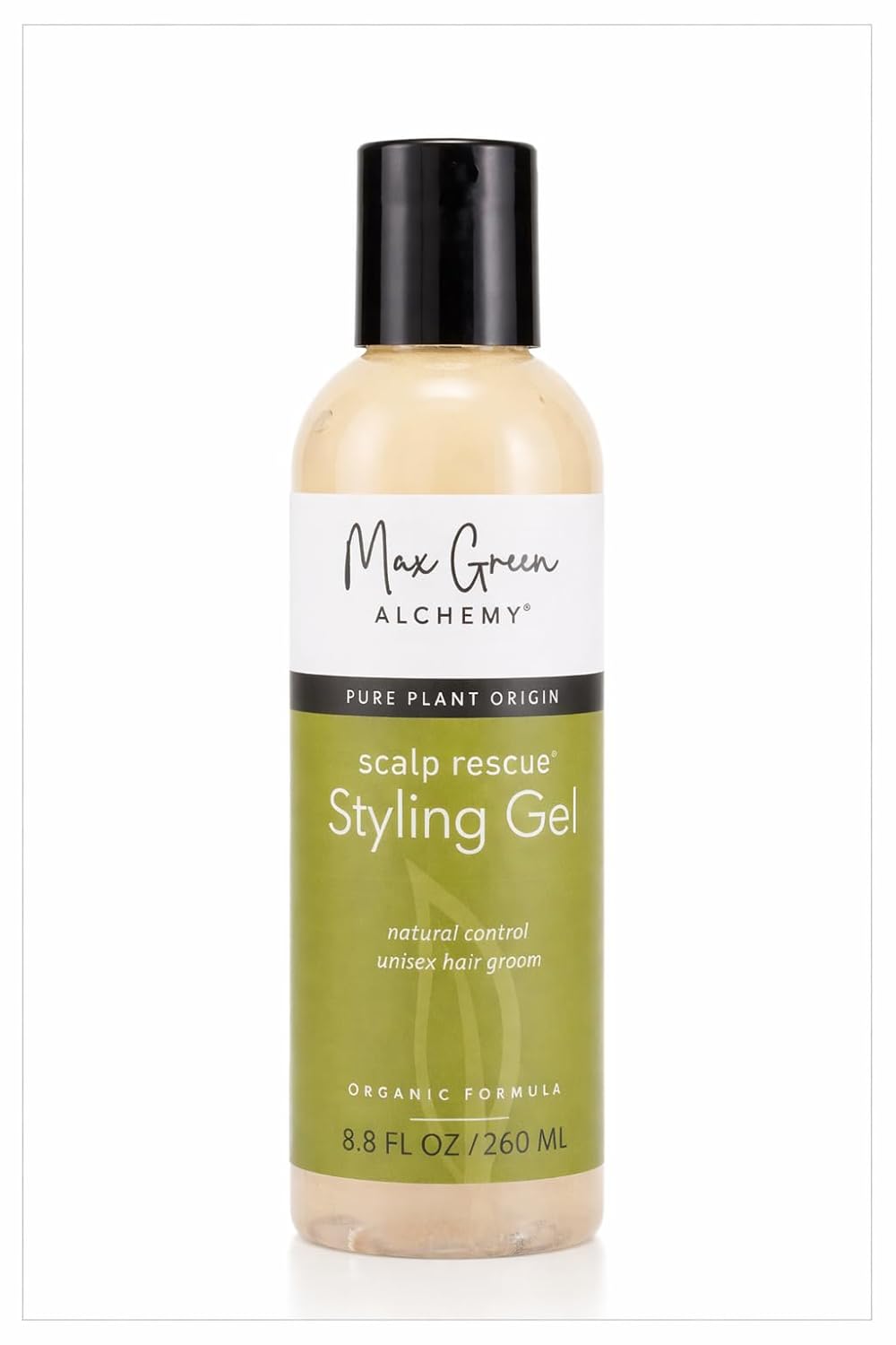 Vegan Hair Styling Gel - Scalp Rescue Organic Formula for Flexible, Natural Styles | 32 Fl Oz, Alcohol-Free & Color Safe