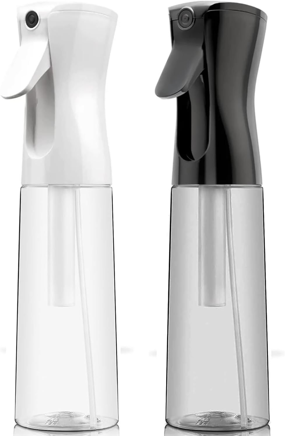Hair Spray Bottle - Continuous Mister for Hairstyling & Cleaning | 2 Pack 6.8 OZ Ultra Fine Mist Bottles