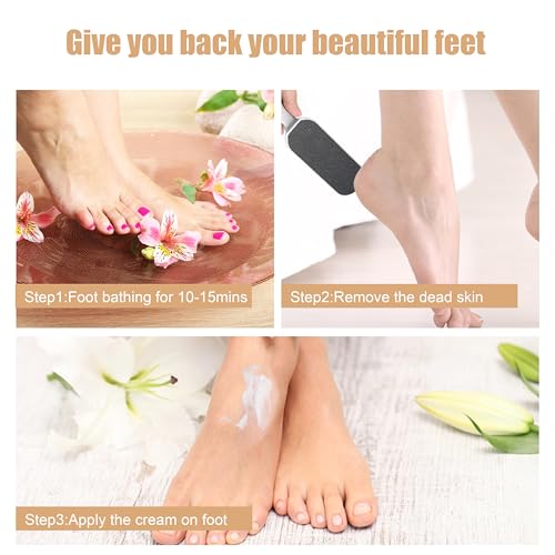 Professional Dual-Sided Foot File with 12 Replacement Pads