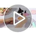 YUXIANLB 2PCS Soft Silicone Nail Polish Bottle Holders