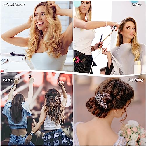 600Pcs Hair Extension Tools Kit Micro Link Beads & Accessories for Hair Styling