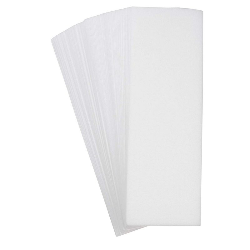 Juvale Wax Strips for Hair Removal - 7.85 x 2.7 In Pack of 400 Non-Woven Disposable Sheets - Customizable Face & Body Waxing Strips for Women Smooth Skin