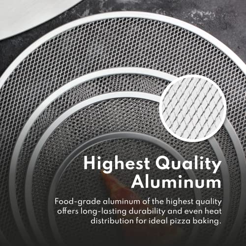 10 Inch Aluminum Pizza Baking Screen - Professional Grade