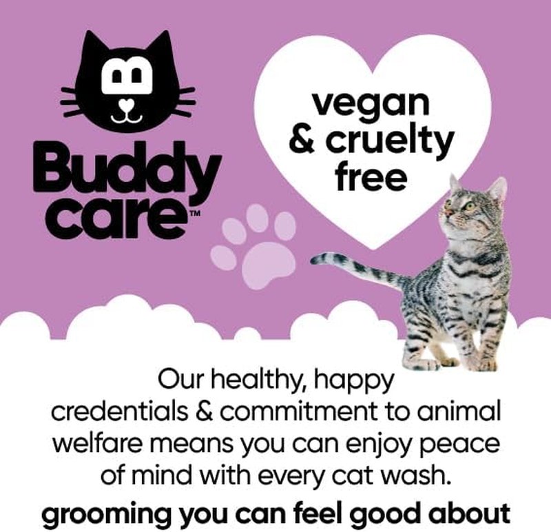 Buddycare Detangling Spray for Cats - Effective Matted Fur Remover & Coat Conditioner | Smooth & Shiny Finish