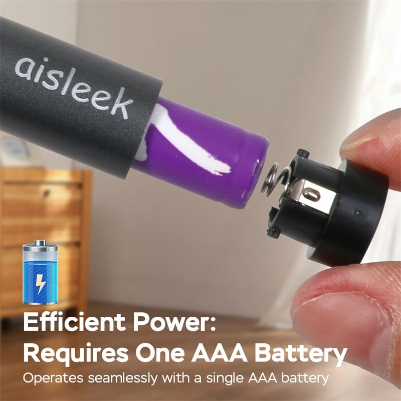 Aisleek Precision Eyebrow & Facial Hair Trimmer for Men, Battery Powered