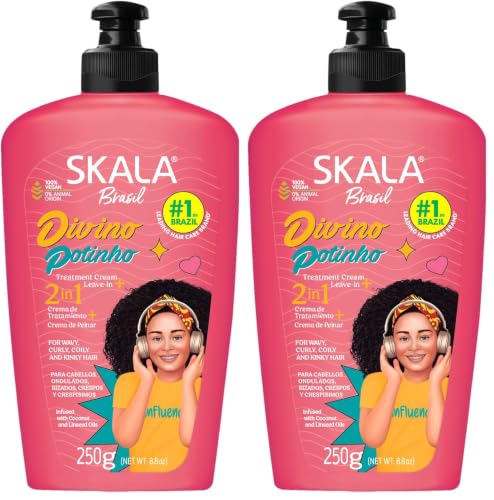 SKALA Divino Potinho 2-in-1 Leave-In Conditioner & Styling Cream, 250g