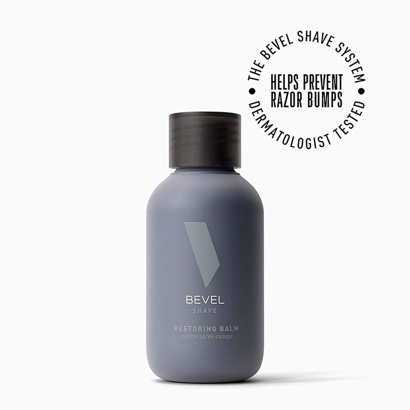 Bevel Pre Shave Oil, 2 fl oz & Restoring After Shave Balm, 4 fl oz Bundle For Men, Beard Care, Alcohol Free, Tea Tree Oil, Helps Avoid Ingrown Hairs, Bumps, And Protects Skin from Irritation