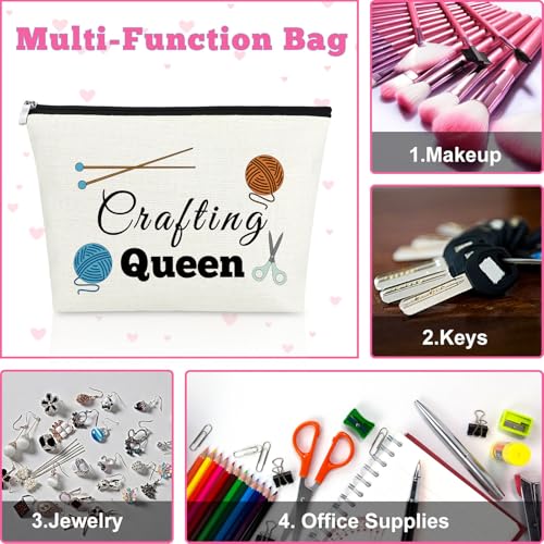 Crafting Queen Makeup Bag for Women | DIY & Sewing Gift
