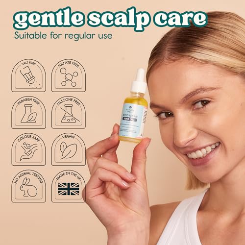 Nature Spell Bond Repair Hair Oil for Dry Damaged Hair - Vegan, 1 fl oz