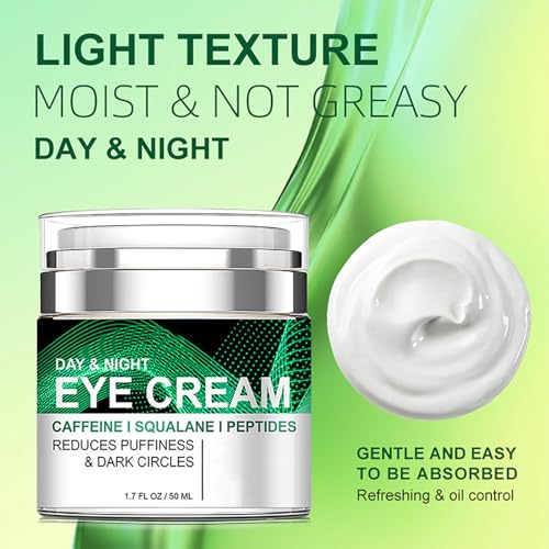 Grospe Caffeine Eye Cream - Reduce Puffiness & Dark Circles, 1.7 FL OZ