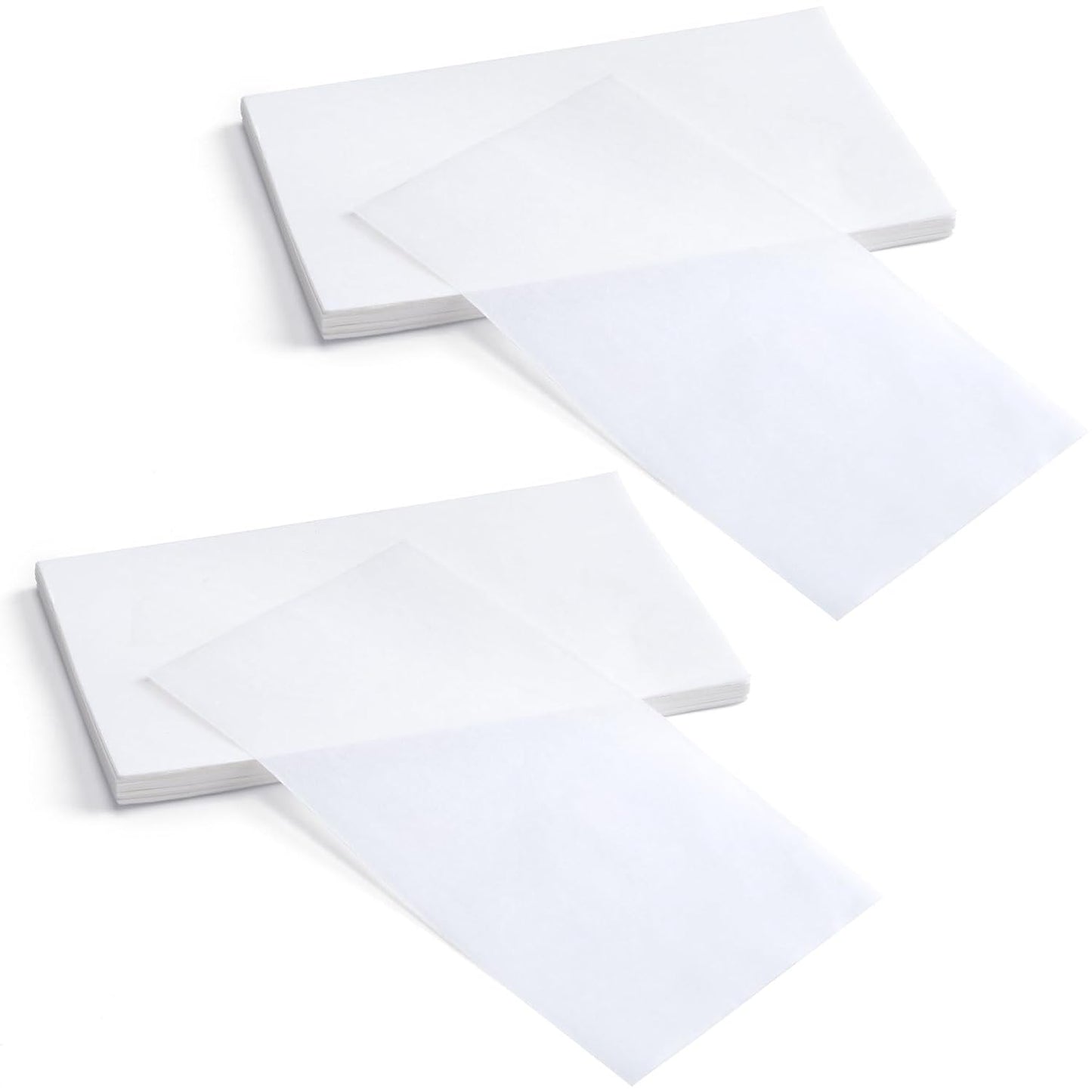 Pndeyo 100pcs Hair Perm Papers - Breathable Disposable Curling Tissue for Hot & Cold Perms | White
