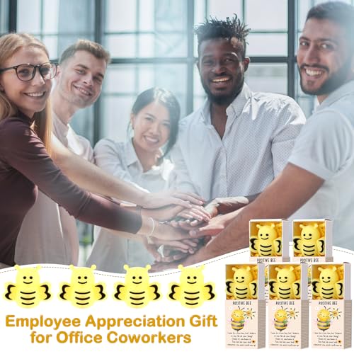 Bee Stress Balls Gift Set - 12 Positive Inspirational Toys with Boxes