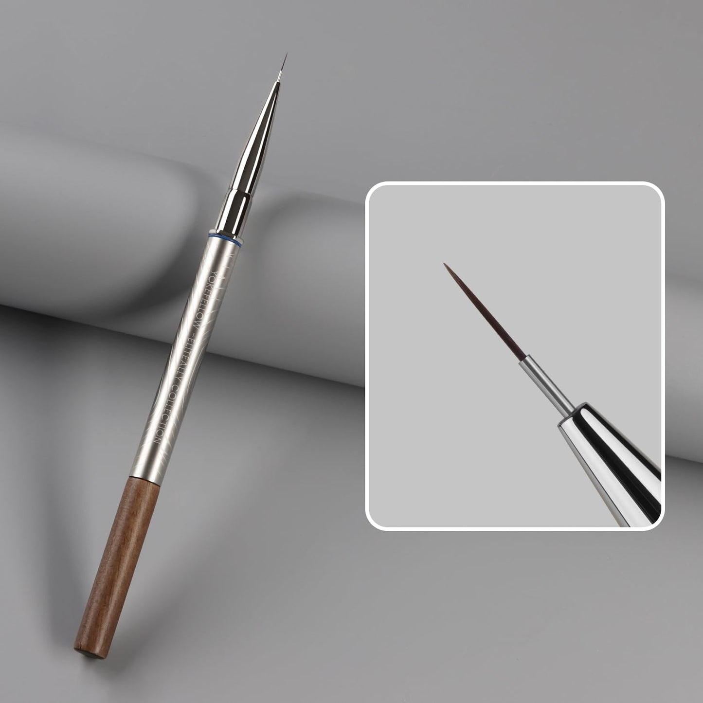 EliteAlly Nail Art Liner Brushes - 6mm Detail Brush for Professional Nail Art Design | Manicure Tool
