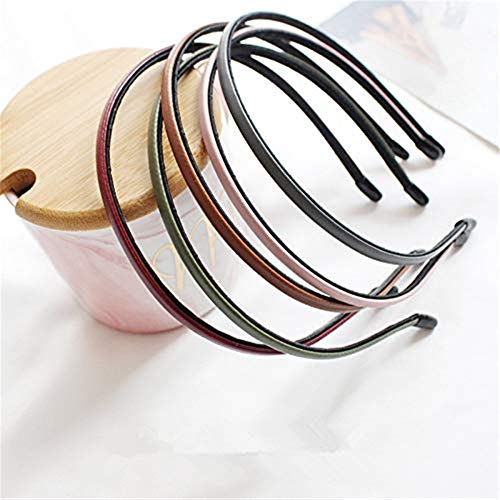 Leather Party Headband with Bows for Women & Girls