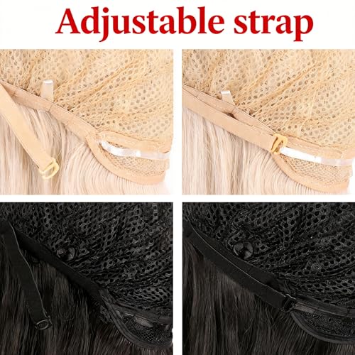 MapofBeauty Men's Short Brown Straight Wig - 10 Inch Adjustable Cap