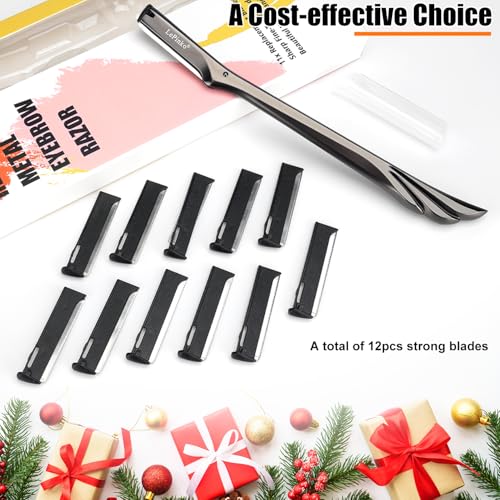 LePinko Metal Facial Razor Set, dermaplane razor for Women and Men