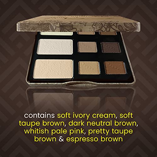 Ccolor Matte Natural 9-Color Eyeshadow Palette - Highly Pigmented