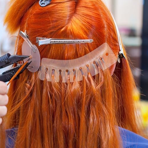 11 PCS Hair Extension Heat Shield Guard Kit with Hook Needle