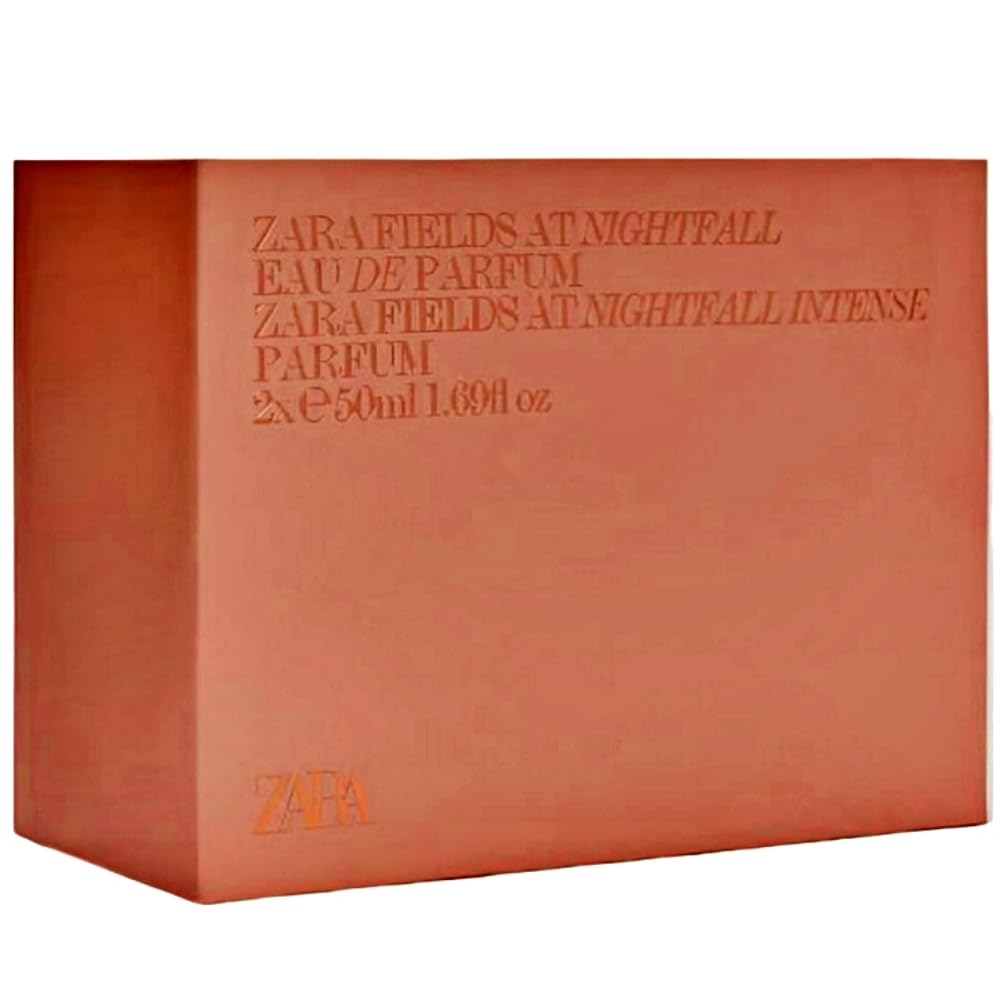 Zara Fields at Nightfall Perfume Set for Women - Warm Floral Woody Eau de Parfum | 2x50ml (1.7 fl. oz.)