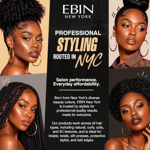 EBIN NEW YORK Wonder Lace Melt Glue Gelly 5.75 fl oz - Strong Hold Wig Adhesive, Fast Drying, Invisible Finish