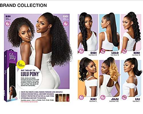 Sensationnel Lulu Drawstring Ponytail - Yaki Texture High Heat Synthetic
