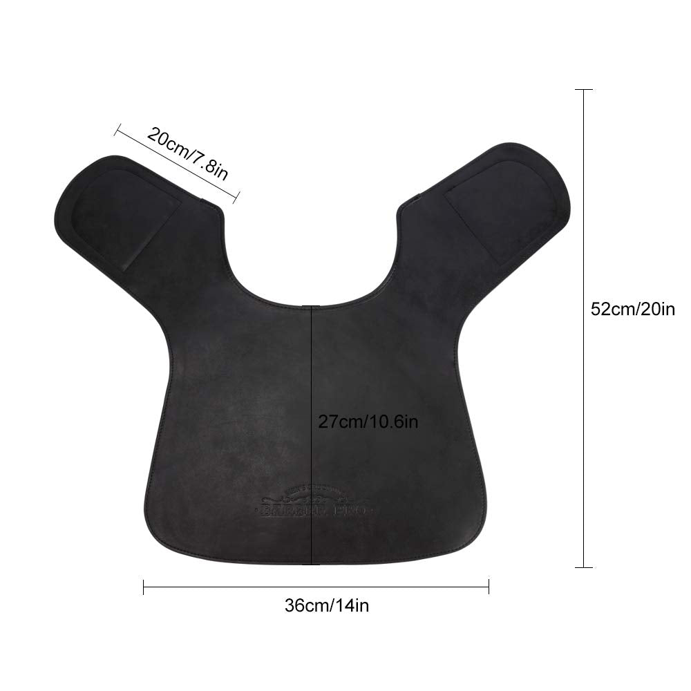 BARBER PRO Salon Cutting Collar, Waterproof Hair Cutting Cape Neck Fitting Accessories, with Adjustable Closure, Non-Slip Neck Wrap for Hairdressing, Hair Dye or Hair Cut -Black