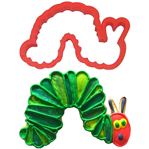 Hungry Caterpillar Cookie Cutter - 5 Inch, Handcrafted in USA