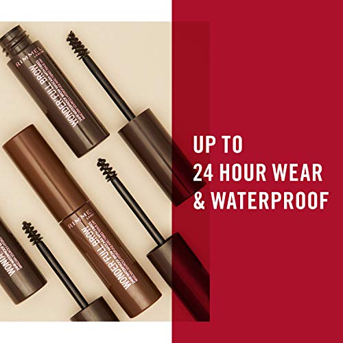 Rimmel Wonder'Full 24HR Eyebrow Mascara - Medium Brown, Waterproof