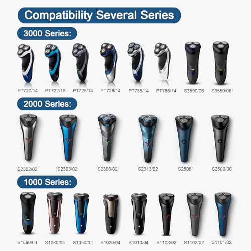 SH30 Replacement Heads for Philips Norelco Shavers, 3 Pack