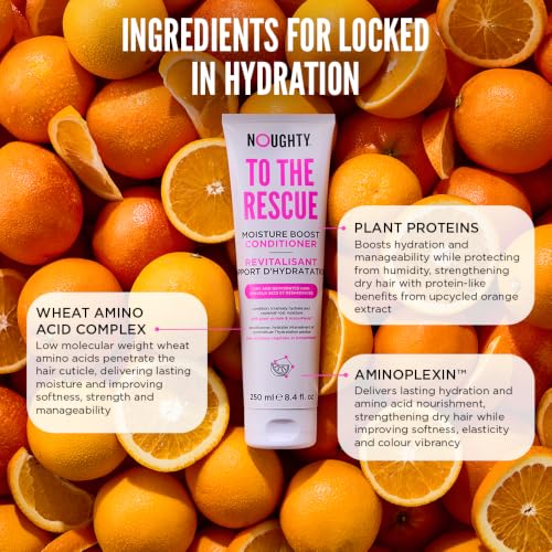 Noughty To The Rescue Moisture Boost Conditioner 8.45 fl oz - Hydrating Vegan Hair Care