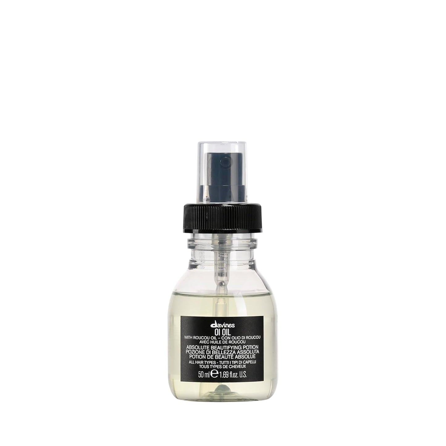 Davines OI Oil - Multi-Function Hair Serum for All Types | Weightless Anti-Frizz & Shine with Roucou Oil