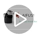 AIFUSI Espresso Knock Box with Removable Bar - 4.4 Inch Coffee Grounds Bin